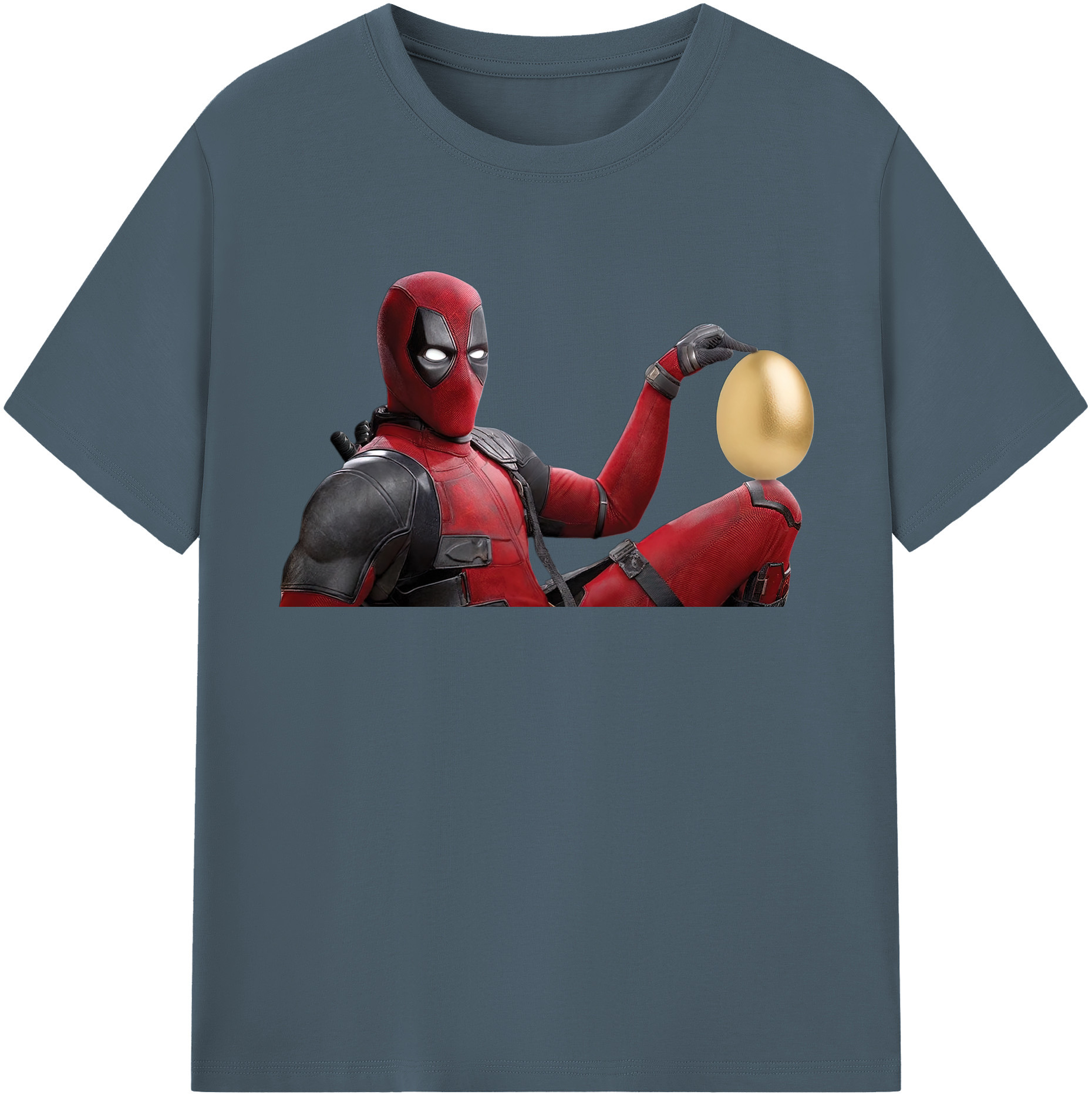 （画像用） Deadpool デッドプール 綿100％半袖Tシャツ（フロントプリント）